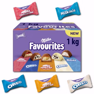 Milka Favorites, gefüllte Schokolade, Gastropack 1kg Bild 1