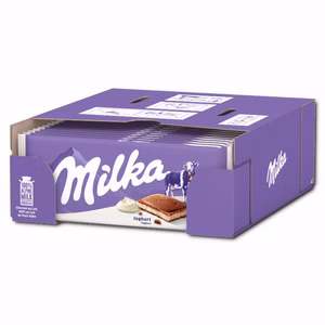 Milka Joghurt Schokolade 23 Tafeln je 100g Milka Joghurt Schokolade 23 Tafeln je 100g Bild 1