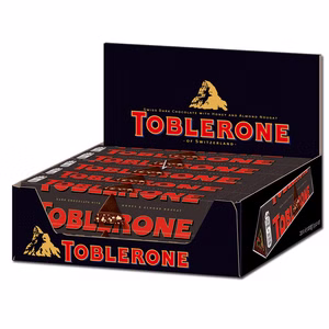 Toblerone Dunkel, Riegel, Schokolade 20 Stück je 100g Toblerone Dunkel, Riegel, Schokolade 20 Stück je 100g Bild 1