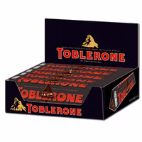 Toblerone Dunkel, Riegel, Schokolade 20 Stück je 100g Toblerone Dunkel, Riegel, Schokolade 20 Stück je 100g Bild 1