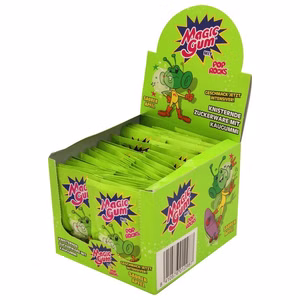 Magic Gum Pop Rocks saurer Apfel, Kaugummi, 50 Beutel Bild 1