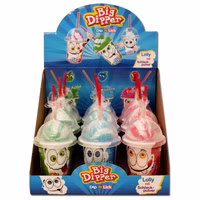 Big Dipper Lolly mit Brausepulver, Lutscher, 9 Stück Big Dipper Lolly mit Brausepulver, Lutscher, 9 Stück Bild 1