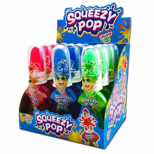 Mr.Squeezy Pop Lolli, Lutscher, 12 Stück Mr.Squeezy Pop Lolli, Lutscher, 12 Stück Bild 1