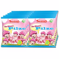 Süße Pilze, Schaumzucker, 12 Beutel je 100g Süße Pilze, Schaumzucker, 12 Beutel je 100g Bild 1