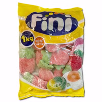 Fini saure Riesen-Erbeeren Fruchtgummi 1kg Beutel Fini saure Riesen-Erbeeren Fruchtgummi 1kg Beutel Bild 2