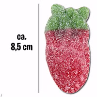Fini saure Riesen-Erbeeren Fruchtgummi 1kg Beutel Fini saure Riesen-Erbeeren Fruchtgummi 1kg Beutel Bild 1
