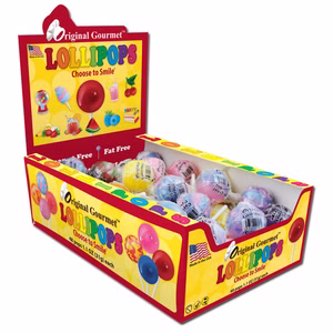 Gourmet Lollipops, Lutscher-Mischung, 48 Stück je 31g Bild 1
