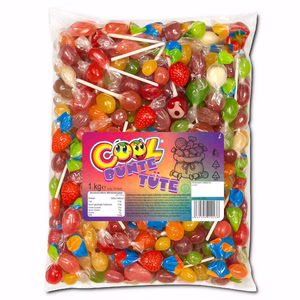Cool Bunte Tüte, Bonbon-Lutscher-Mischung, 1000g Beutel Cool Bunte Tüte, Bonbon-Lutscher-Mischung, 1000g Beutel Bild 1