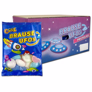 Cool Brause Ufos, saure Brauseoblaten, 21 Beutel je 39g Bild 1