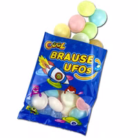 Cool Brause Ufos, saure Brauseoblaten, 21 Beutel je 39g Cool Brause Ufos, saure Brauseoblaten, 21 Beutel je 39g Bild 2