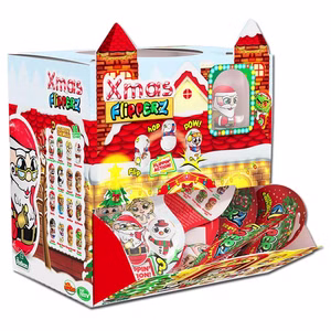 Flipperz Xmas, Sammelfiguren mit Jelly Beans, 24 Packungen je 10g Flipperz Xmas, Sammelfiguren mit Jelly Beans, 24 Packungen je 10g Bild 1