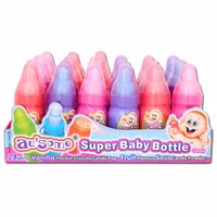 Super Baby Bottle Zuckerkomprimat Lolly, Brausepulver 24 Stk Super Baby Bottle Zuckerkomprimat Lolly, Brausepulver 24 Stk Bild 1
