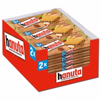 Ferrero Hanuta, Riegel, Schokolade, 18 Packungen Ferrero Hanuta, Riegel, Schokolade, 18 Packungen Bild 1