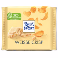Ritter Sport Weiss Crisp, Schokolade, 10 Tafeln je 100g Ritter Sport Weiss Crisp, Schokolade, 10 Tafeln je 100g Bild 2