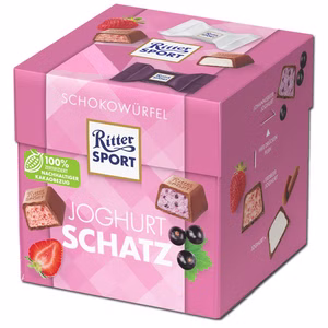 Ritter Sport Schokowürfel Joghurt Schatz 176g Schachtel Ritter Sport Schokowürfel Joghurt Schatz 176g Schachtel Bild 1