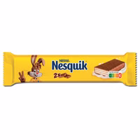 Nestle Nesquik Wafer Milk, Schokolade, Waffel, 30 Riegel je 26g Nestle Nesquik Wafer Milk, Schokolade, Waffel, 30 Riegel je 26g Bild 2