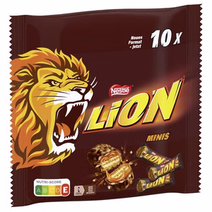 Nestle Lion MINI, 1 Beutel mit 10 Riegel Nestle Lion MINI, 1 Beutel mit 10 Riegel Bild 1