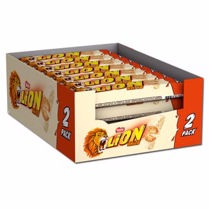 Nestle Lion White 2 Pack, Schokolade, 30 Riegel je 60g Bild 1