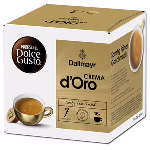 Dolce Gusto Dallmayr Crema d'Oro, Kaffee, 16 Kapseln Bild 1