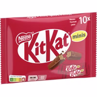 Nestle KitKat Mini, 1 Beutel mit 10 Riegel Nestle KitKat Mini, 1 Beutel mit 10 Riegel Bild 1