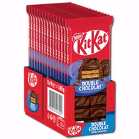 KitKat Tafel Double Chocolate, Schokolade, 15 Tafeln je 99g KitKat Tafel Double Chocolate, Schokolade, 15 Tafeln je 99g Bild 1