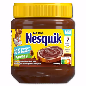 Nestle Nesquik Kakaocreme, Brotaufstrich, 280g Glas Bild 1
