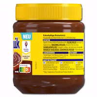 Nestle Nesquik Kakaocreme, Brotaufstrich, 280g Glas Nestle Nesquik Kakaocreme, Brotaufstrich, 280g Glas Bild 4
