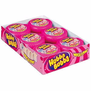 Wrigleys Hubba Bubba Bubble Tape Fancy Fruit, Kaugummi, 12 Rollen Bild 1