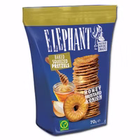 Elephant Baked Squeezed Pretzels Honey Mustard & Onion, Laugengebäck, 14 Beutel je 70g Elephant Baked Squeezed Pretzels Honey Mustard & Onion, Laugengebäck, 14 Beutel je 70g Bild 3