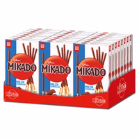 Mikado Milchschokolade, Keks, Schokolade, 24 Packungen je 75g Mikado Milchschokolade, Keks, Schokolade, 24 Packungen je 75g Bild 1