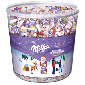 Milka Mini Weihnachtsmänner, Schokolade, ca. 169 Stück Milka Mini Weihnachtsmänner, Schokolade, ca. 169 Stück Bild 1