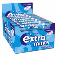 Wrigleys Extra Mints Strong Mint, Bonbon, 24 Packungen Wrigleys Extra Mints Strong Mint, Bonbon, 24 Packungen Bild 1