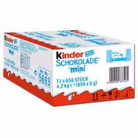 Ferrero Kinder Schokolade Mini 1er ca. 656 Stück Ferrero Kinder Schokolade Mini 1er ca. 656 Stück Bild 2
