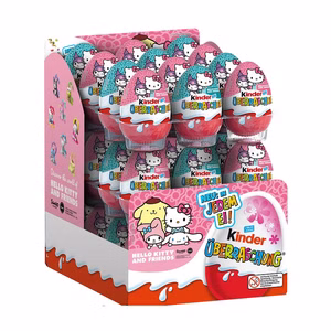 Ferrero Kinder-Schokoladen-Überraschungsei Rosa 36 Stück Ferrero Kinder-Schokoladen-Überraschungsei Rosa 36 Stück Bild 1