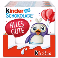 Ferrero Kinder Schokolade 4er, Riegel, 20 Tafeln je 50g Ferrero Kinder Schokolade 4er, Riegel, 20 Tafeln je 50g Bild 2