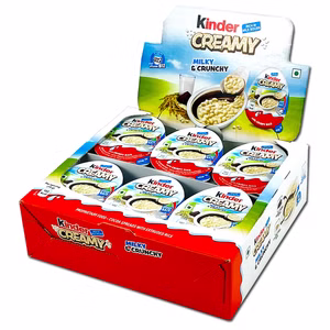 Ferrero Kinder Creamy Milky & Crunchy 24 Packungen Bild 1