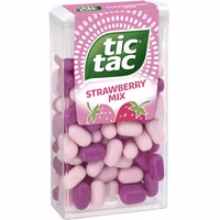 Ferrero Tic Tac Strawberry Mix 110er, Großpackung, 16 Packungen je 54g Ferrero Tic Tac Strawberry Mix 110er, Großpackung, 16 Packungen je 54g Bild 2