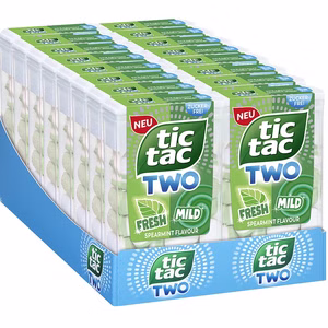 Ferrero Tic Tac Two Spearmint Fresh & Mild 16 Packungen je 38,5g Bild 1