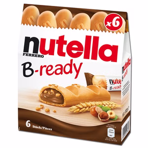 Ferrero Nutella B-ready, Nussnugatcreme, Waffel, 6er Packung Bild 1