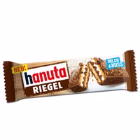 Ferrero Hanuta Riegel, Schokolade, Waffel, 5er Packung Ferrero Hanuta Riegel, Schokolade, Waffel, 5er Packung Bild 2