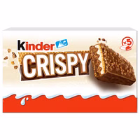 Ferrero Kinder Crispy, Riegel, Schokolade, Waffel, 5er Packung Ferrero Kinder Crispy, Riegel, Schokolade, Waffel, 5er Packung Bild 1