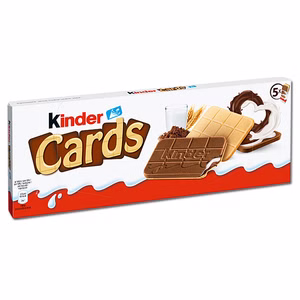 Ferrero Kinder Cards 5er, Waffel, 128g Packung Bild 1
