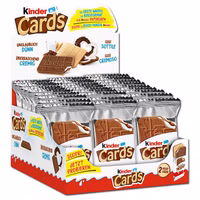 Ferrero Kinder Cards, Waffel, 30 Packungen je 25,6g Ferrero Kinder Cards, Waffel, 30 Packungen je 25,6g Bild 1