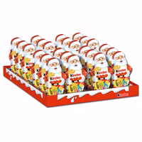 Ferrero Kinder Weihnachtsmann, Schokolade, 24 Stück je 55g Ferrero Kinder Weihnachtsmann, Schokolade, 24 Stück je 55g Bild 1