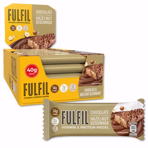 Fulfil Vitamin & Protein Riegel Chocolate & Hazelnut, 15 Riegel je 40g Bild 1