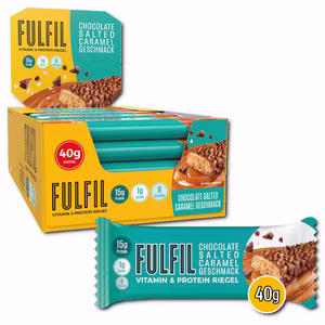 Fulfil Vitamin & Protein Riegel Chocolate Salted Caramel, 15 Riegel je 40g Bild 1
