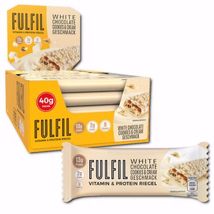 Fulfil Vitamin & Protein Riegel White Chocolate Cookies & Cream, 15 Riegel je 40g Bild 1