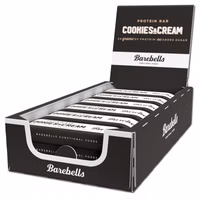 Barebells Protein Bar Cookies & Cream 12 Riegel je 55g Barebells Protein Bar Cookies & Cream 12 Riegel je 55g Bild 1