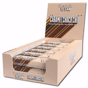 Barebells Vegan Protein Bar Caramel Choco Chip 12 Riegel je 55g Bild 1