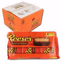 Reeses Peanut Butter Cups, Erdnussbutter, 12 Packungen je 3x2er Pack Reeses Peanut Butter Cups, Erdnussbutter, 12 Packungen je 3x2er Pack Bild 1